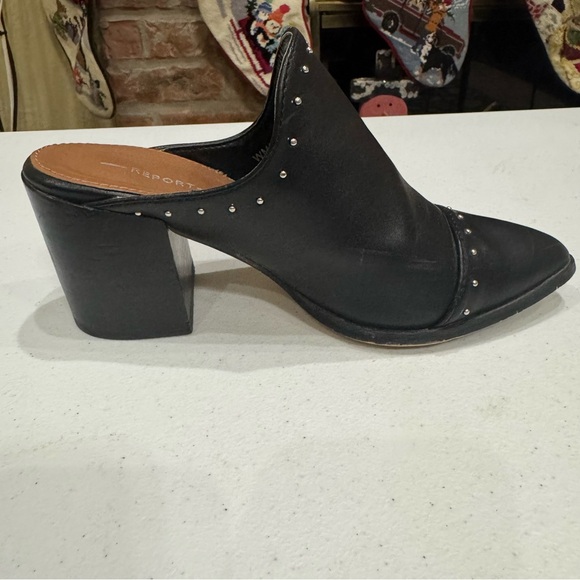 Report black leather ankle boots with studs / 6 / Excellentnt condition - Picture 7 of 9